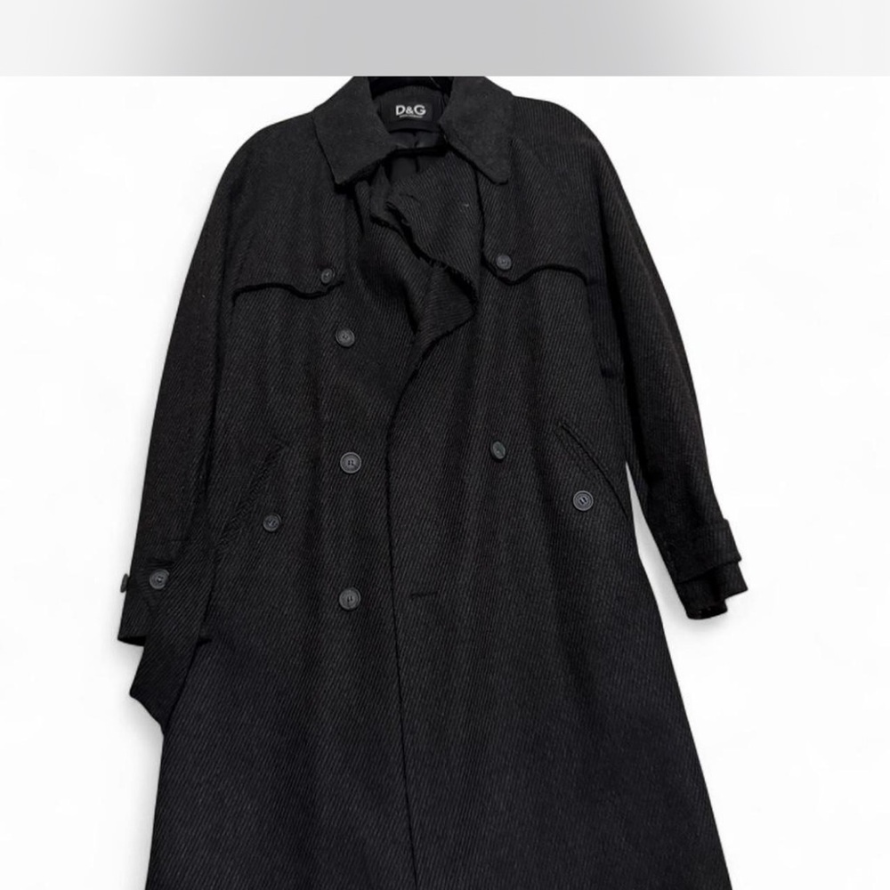 Dolce & Gabbana Italian Wool Trench Coat — Luxury Classic